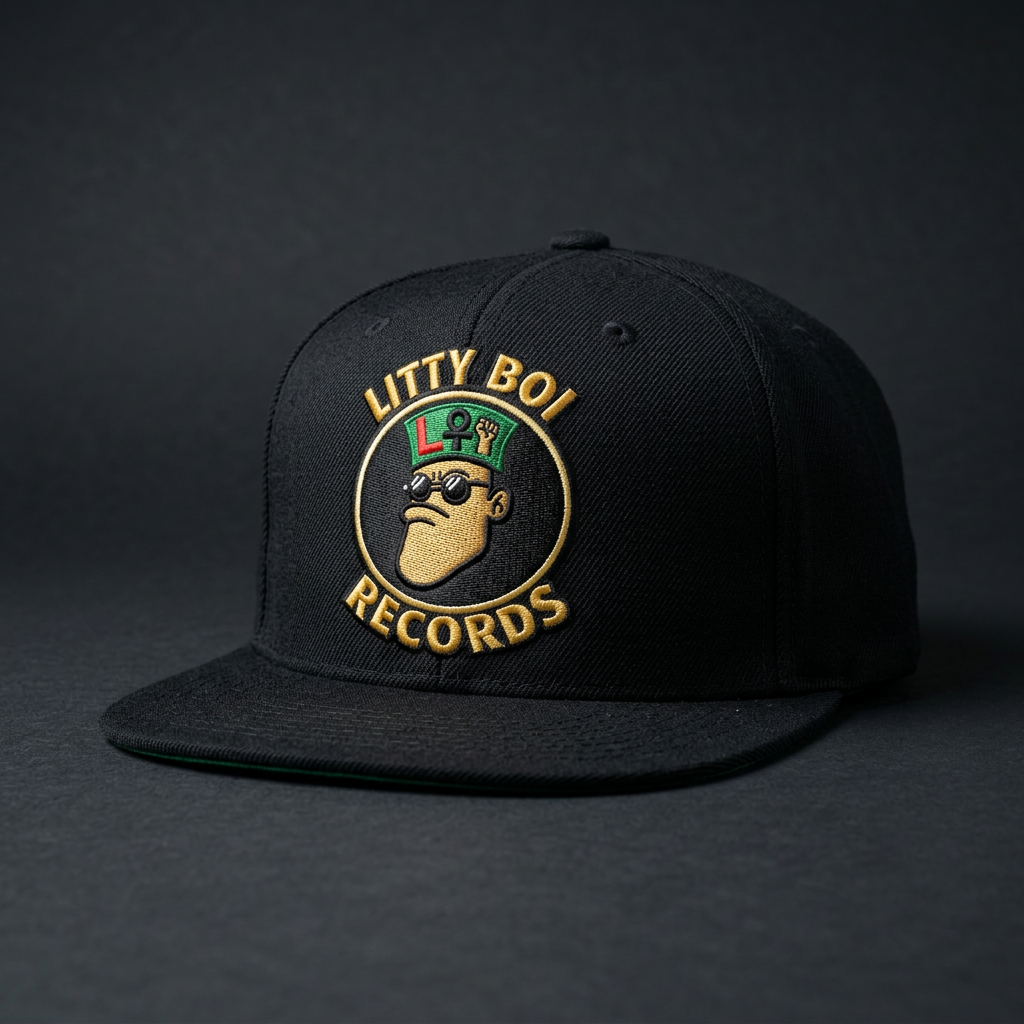 Litty Boi Records Snapback Hat